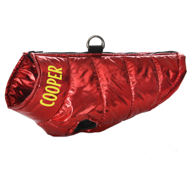 Personalized Pet Winter Warm Windproof Puffer Jacket | BKPet266