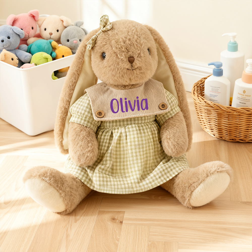 Personalized Baby Gift Adorable Soft Bunny Rabbit | CWToy166