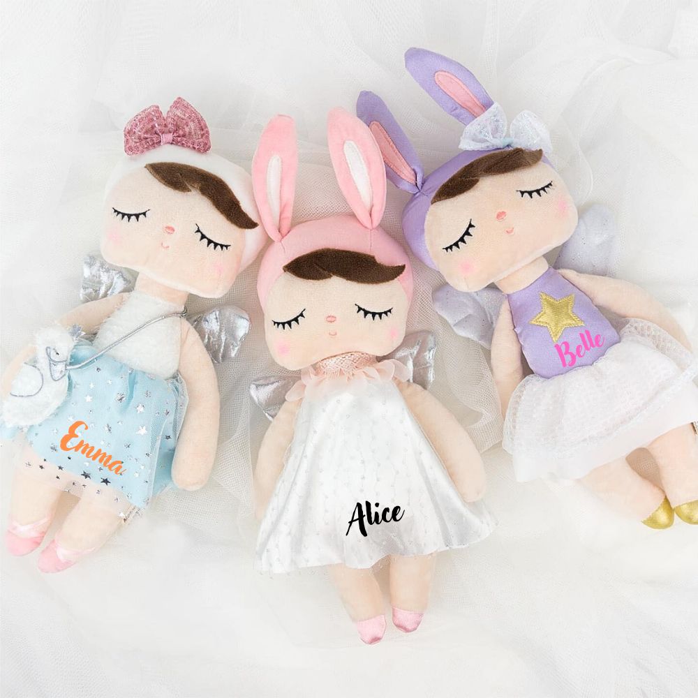 Personalized Kid's Bunny Angel with Bag | DEGMine19