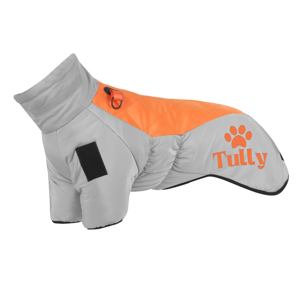 Personalized Pet Winter Warm Windproof Large Puffer Jacket | BKPet281