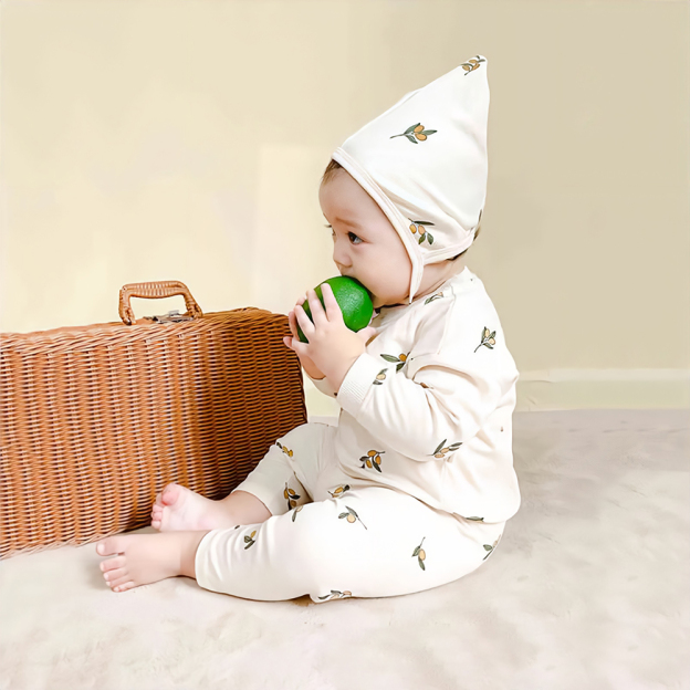 Personalized Baby Organic Soft Cotton Romper | CWBaby378