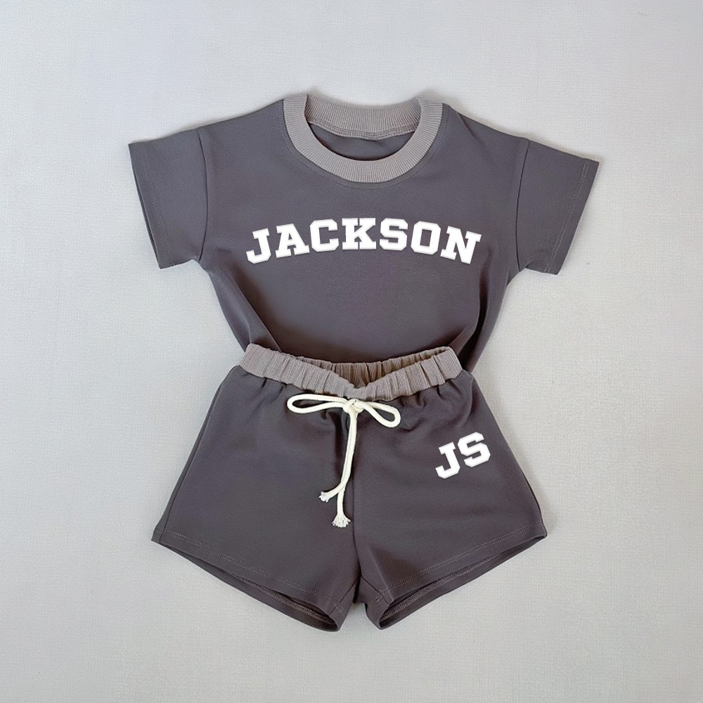 Personalized Embroidery Baby Cotton Cozy Soft Colourful Outfit Set | CWBaby380