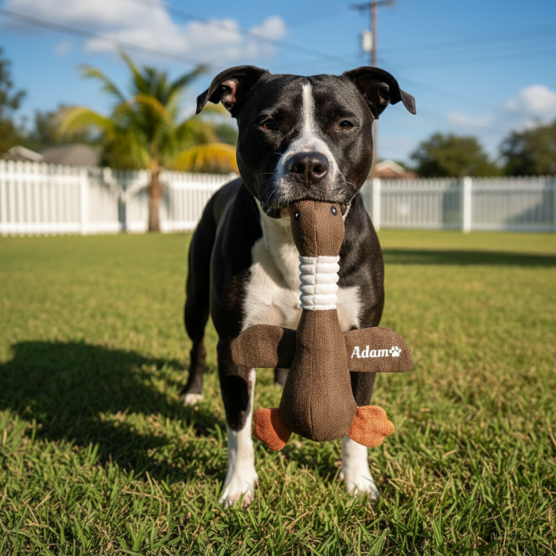 Personalized Pet Unique Duck Squeaky Toy | BKPet298