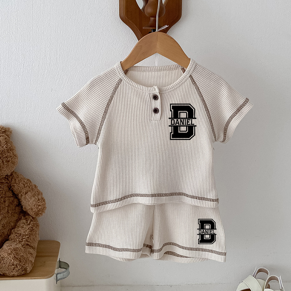 Personalized Baby Cotton Cozy Soft Outfit Set | CWBaby383