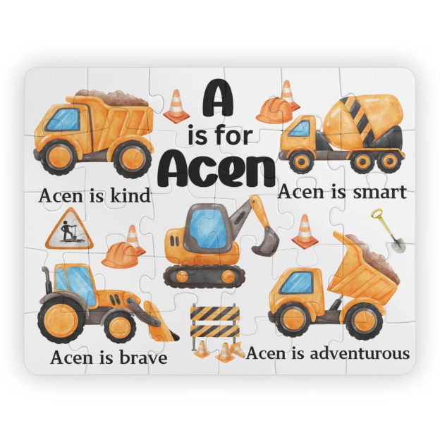 Personalize Lovely Kids 18pcs / 30pcs Jigsaw Puzzle | CWGift12