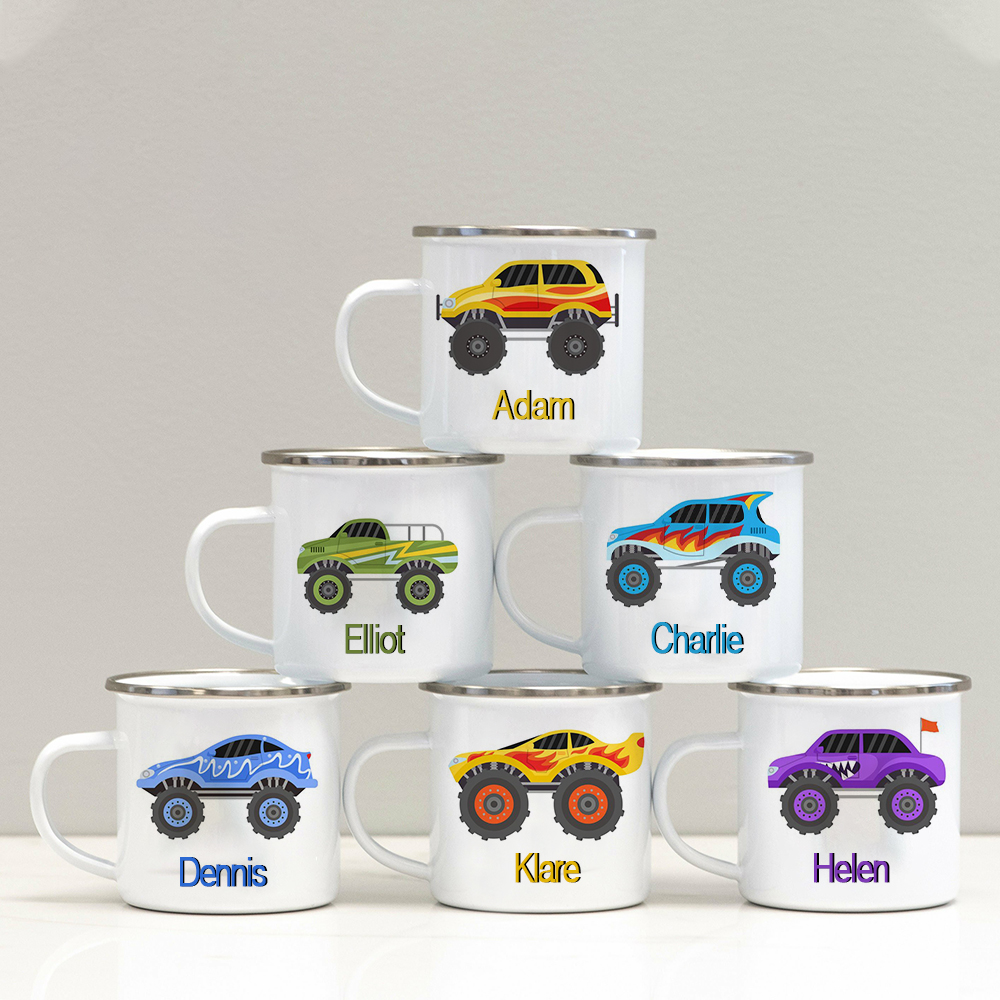 Personalised 12oz Truck Mugs for Kids  | KidMug09