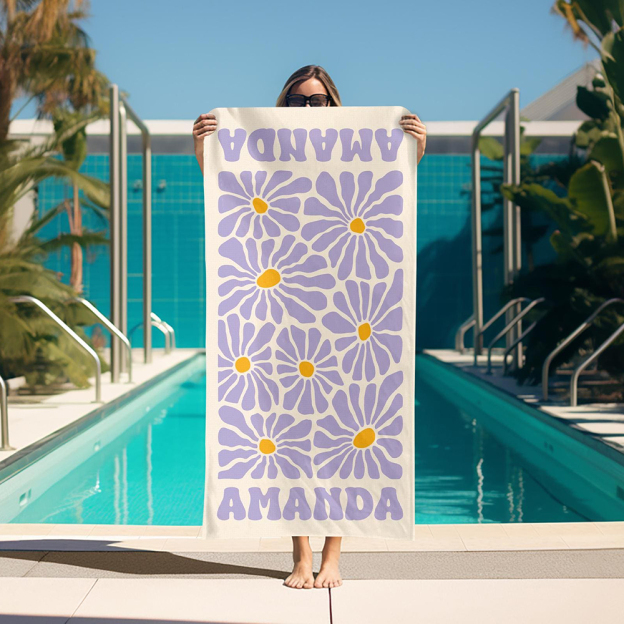 Personalized Lovely Kid Towel for Summer & Beach | CWTowel181