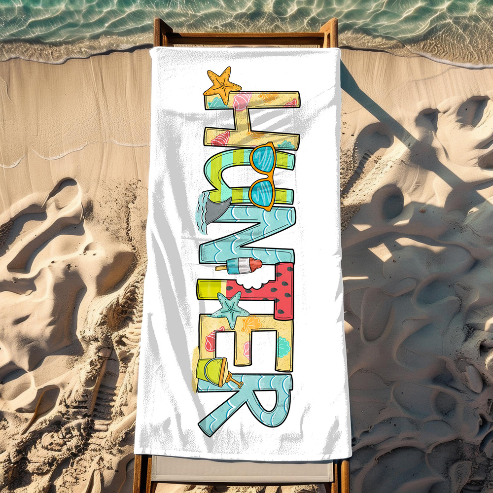Personalized Lovely Kid Towel for Summer & Beach | CWTowel189