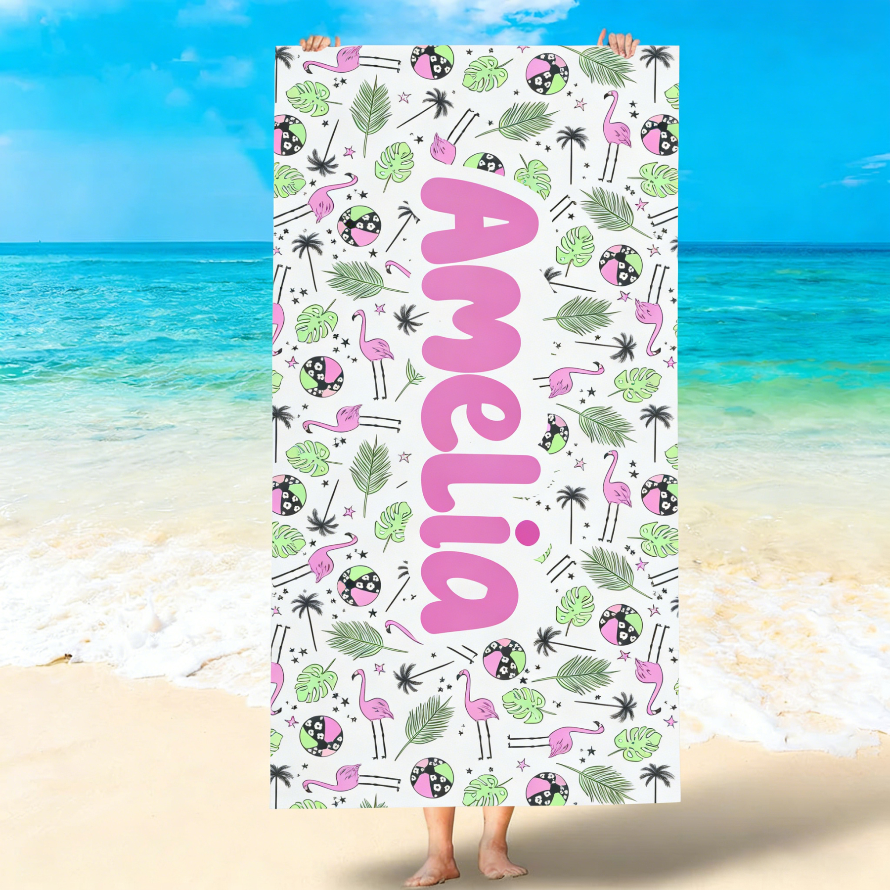 Personalized Lovely Kid Towel for Summer & Beach | CWTowel190