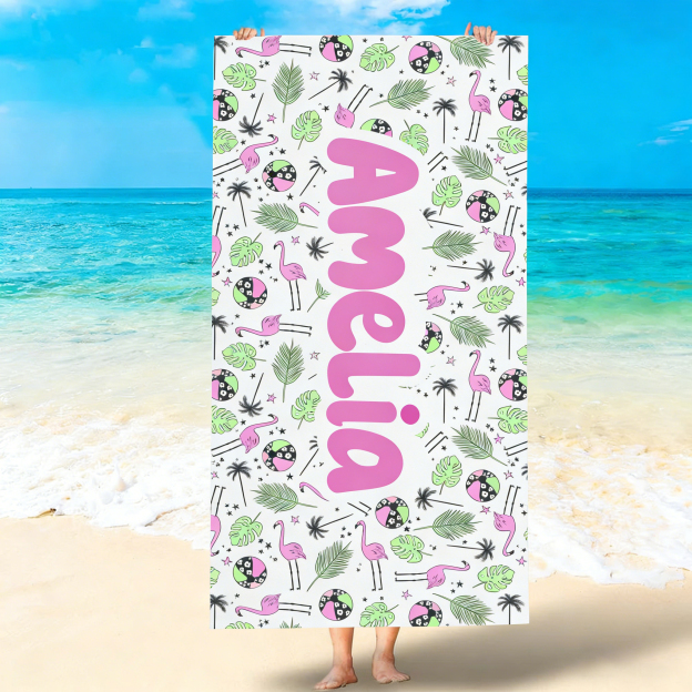 Personalized Lovely Kid Towel for Summer & Beach | CWTowel190