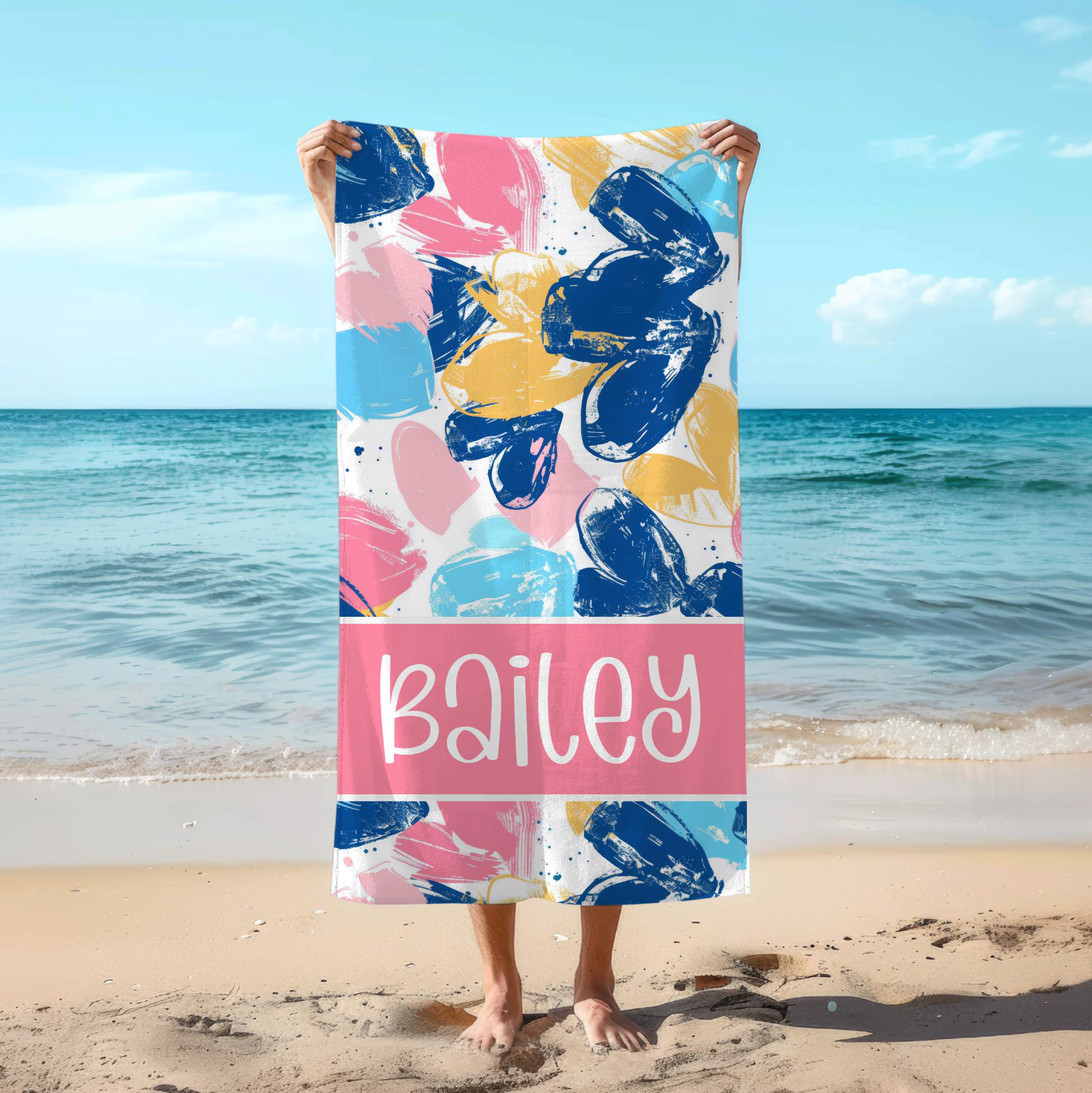 Personalized Lovely Kid Towel for Summer & Beach | CWTowel187