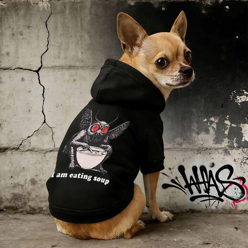 I Am Eating Soup Puppy Hoodie | BKPet318