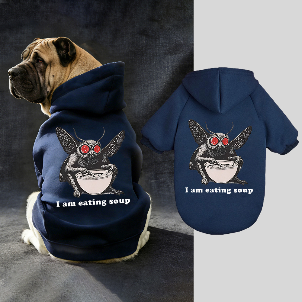 I Am Eating Soup Puppy Hoodie | BKPet318