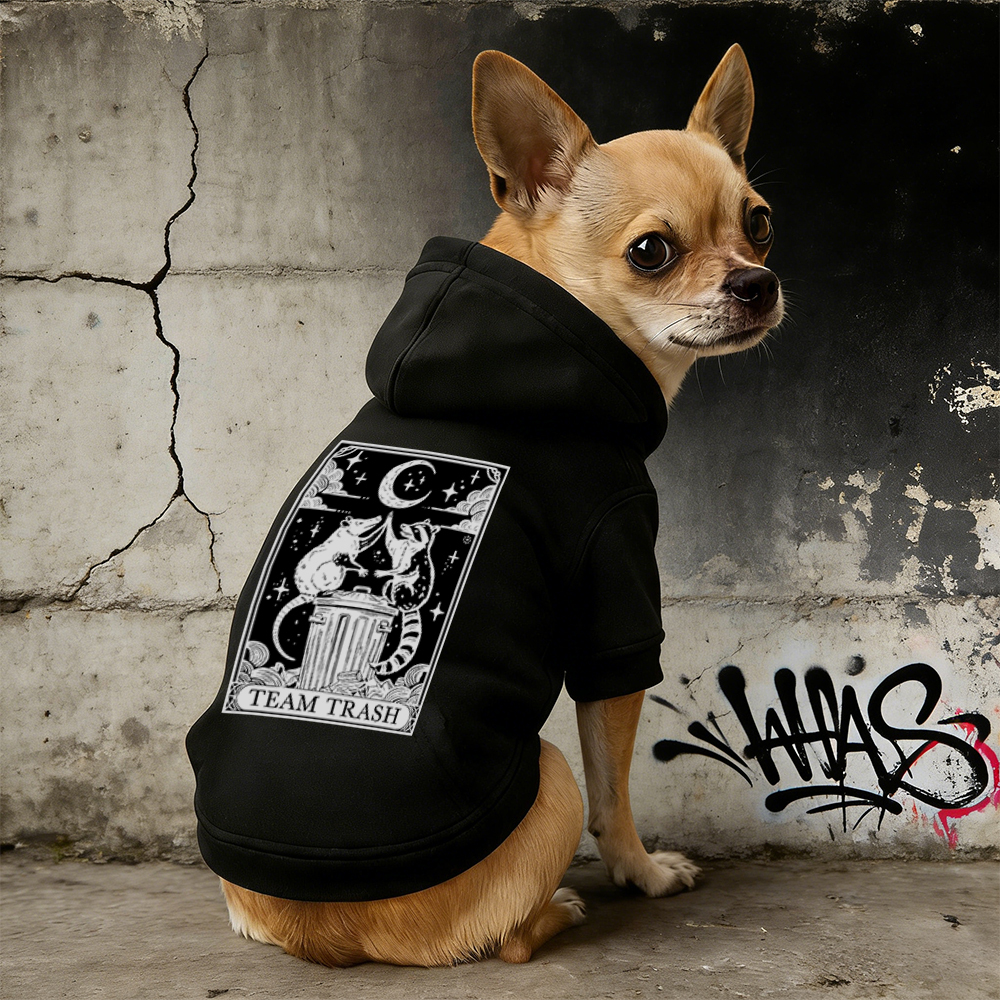 TEAM TRASH Puppy Hoodie | BKPet322