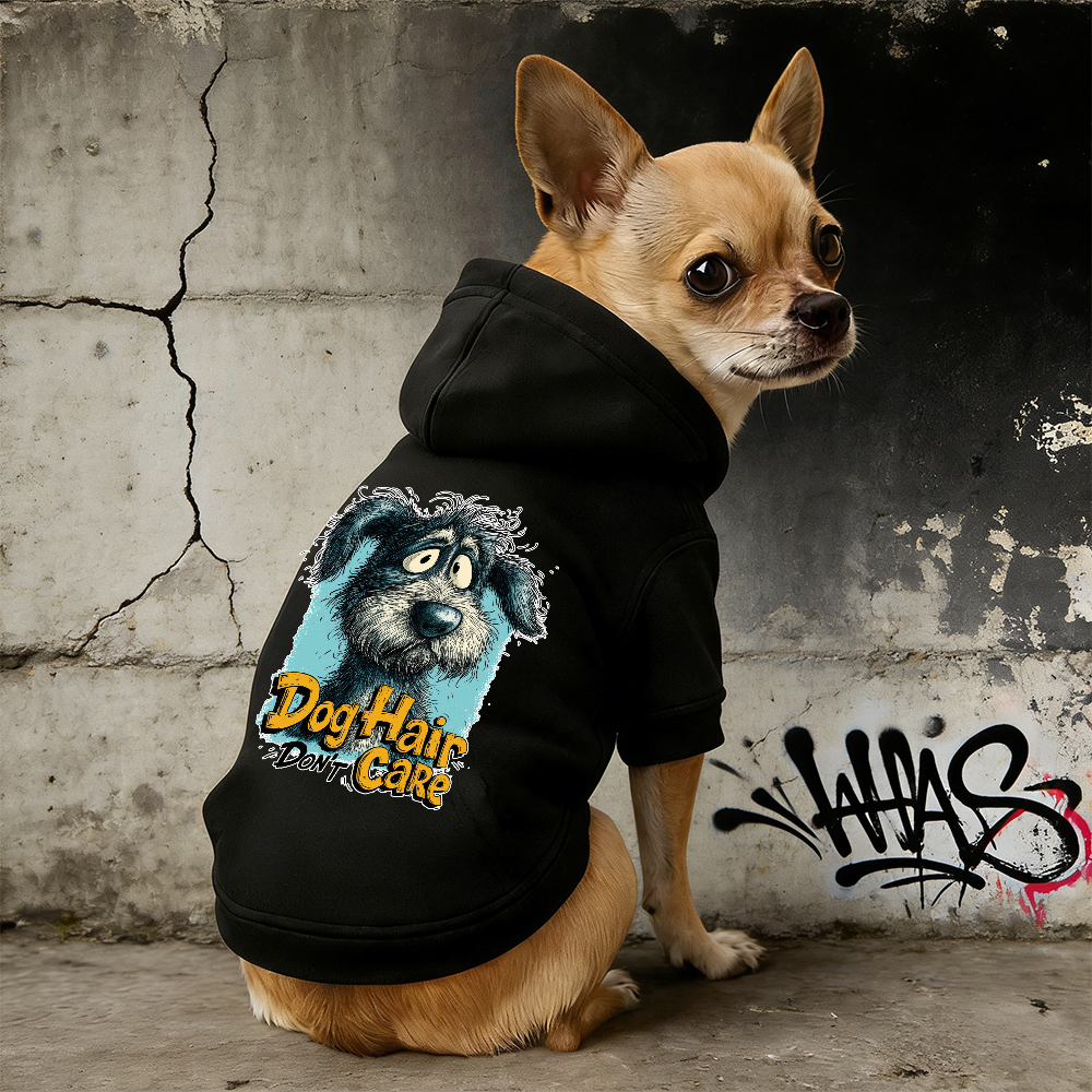 DOG HAIR DON'T CARE Puppy Hoodie | BKPet333