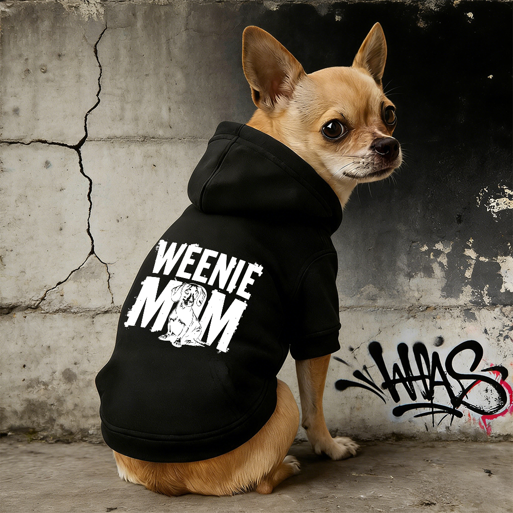 WEENIE MOM Puppy Hoodie | BKPet336