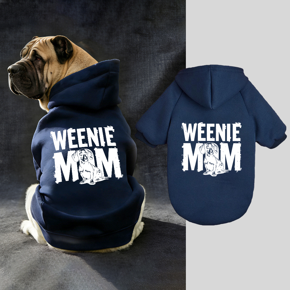 WEENIE MOM Puppy Hoodie | BKPet336