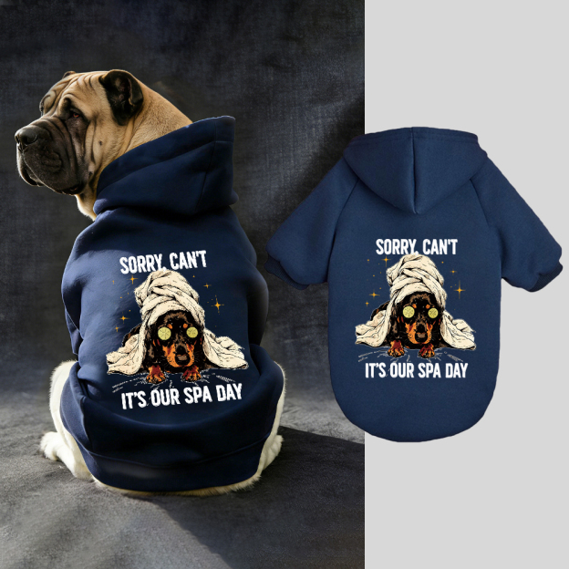 IT'S OUR SPA DAY Puppy Hoodie | BKPet339