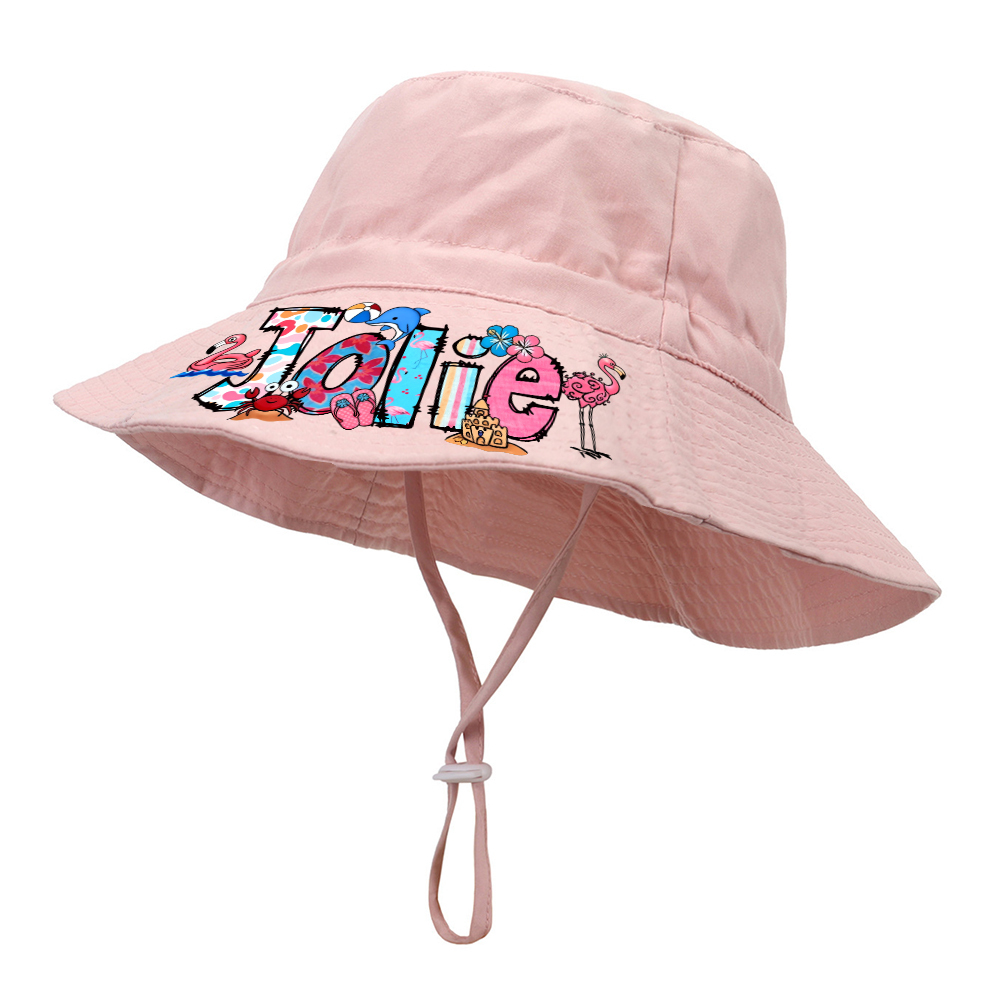 Personalized Cute Design Summer Bucket Hat for Comfort & Unique | CWBeach208