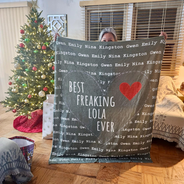 Personalized Love Mom Blanket for Comfort & Unique | CWMom18