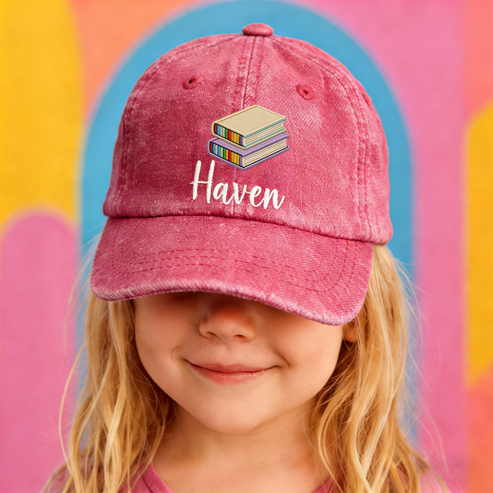 Personalized Embroidery Cute Icon Summer Baseball Hat For Kid | Hskid82