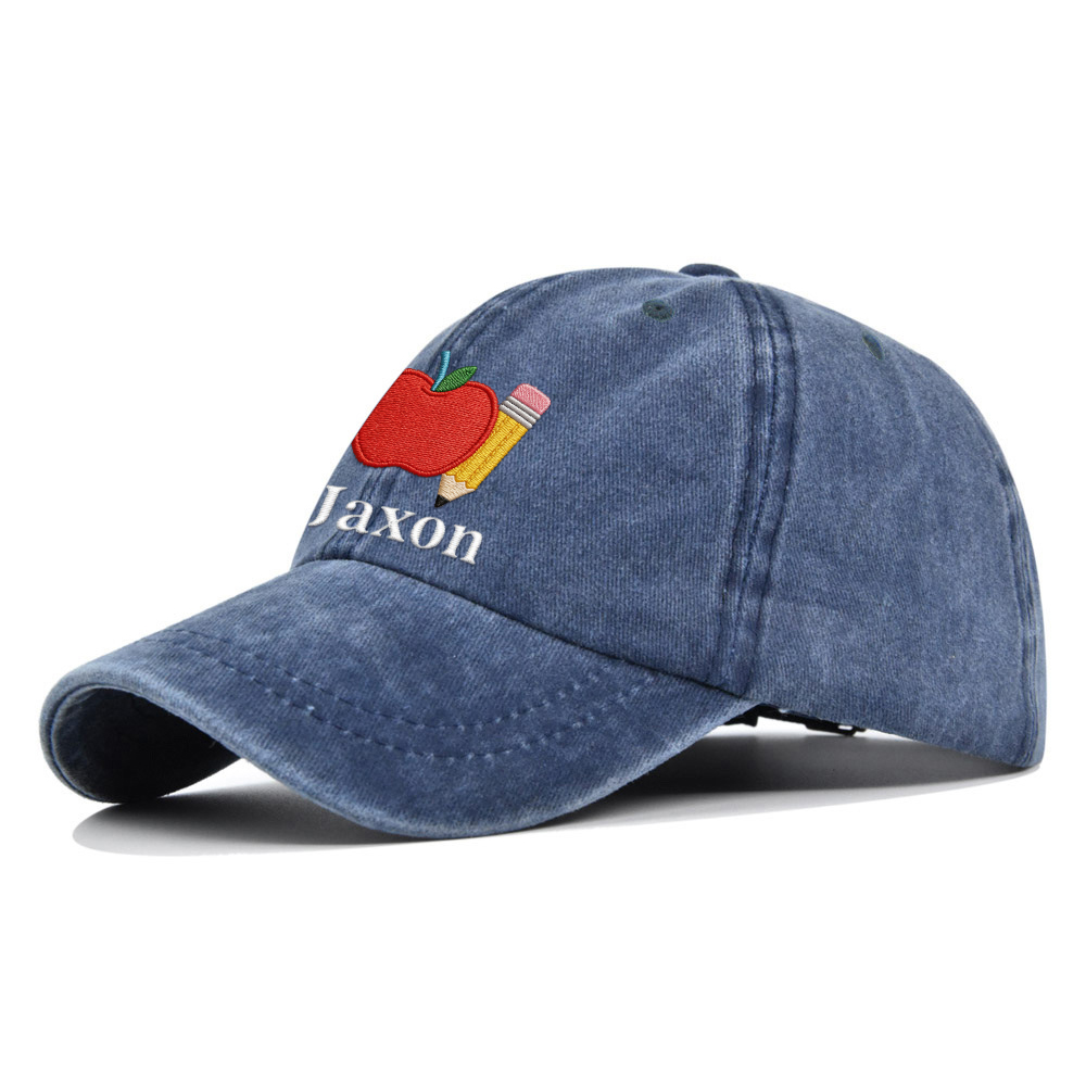 Personalized Embroidery Cute Icon Summer Baseball Hat For Kid | Hskid82