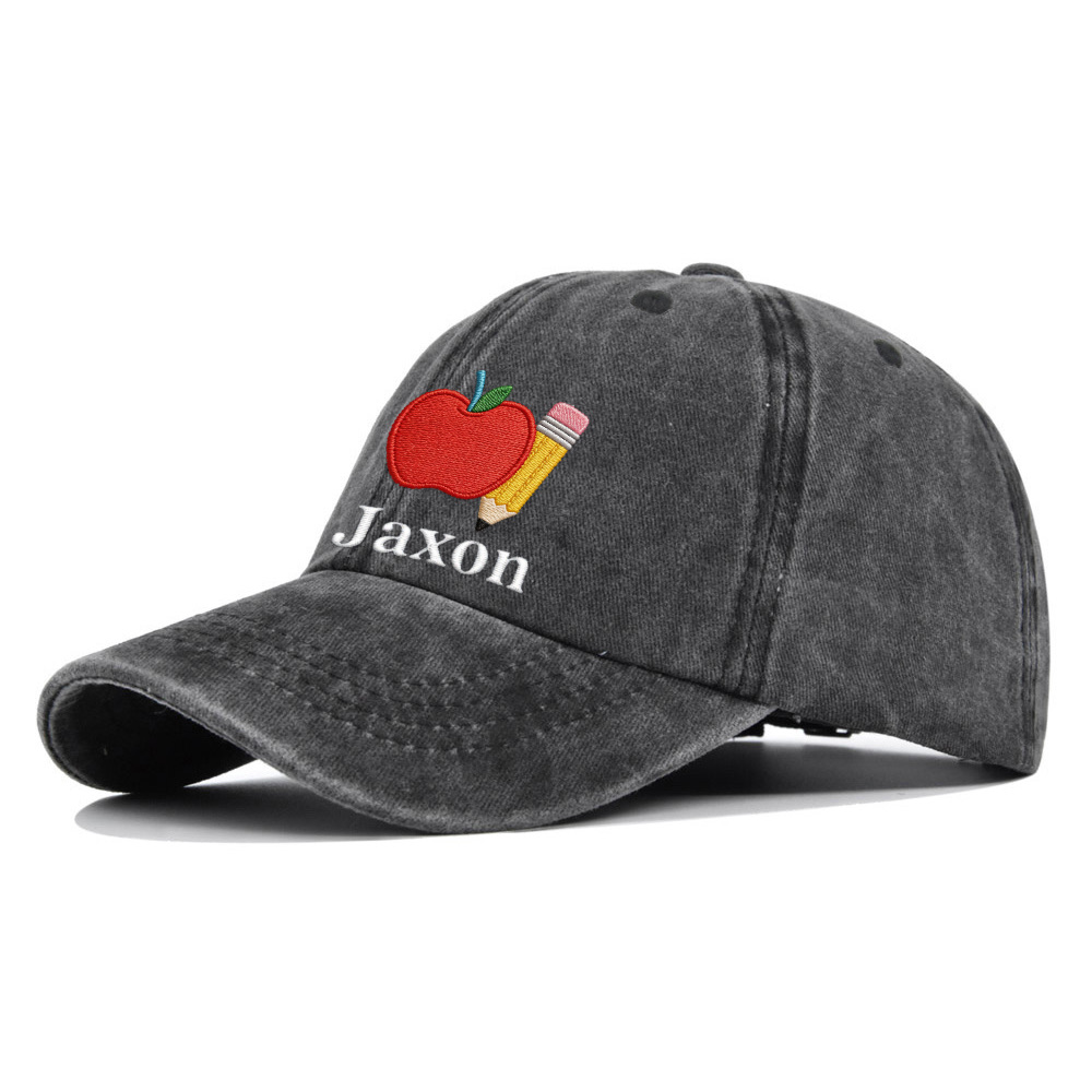 Personalized Embroidery Cute Icon Summer Baseball Hat For Kid | Hskid82