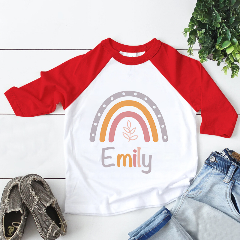 Personalized Kid Cozy Soft Rainbow Sweatshirt | inSweatshirt60