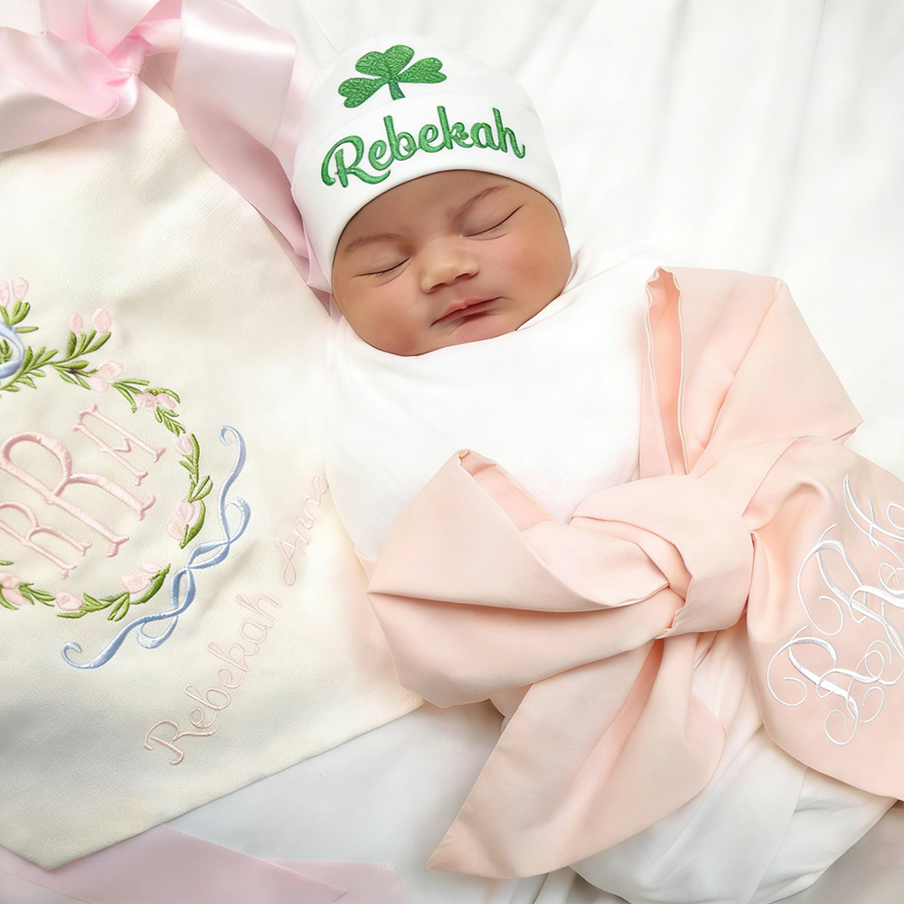 Personalized Embroidery St. Patrck's Baby Beanie for Comfort & Unique | HSKid83