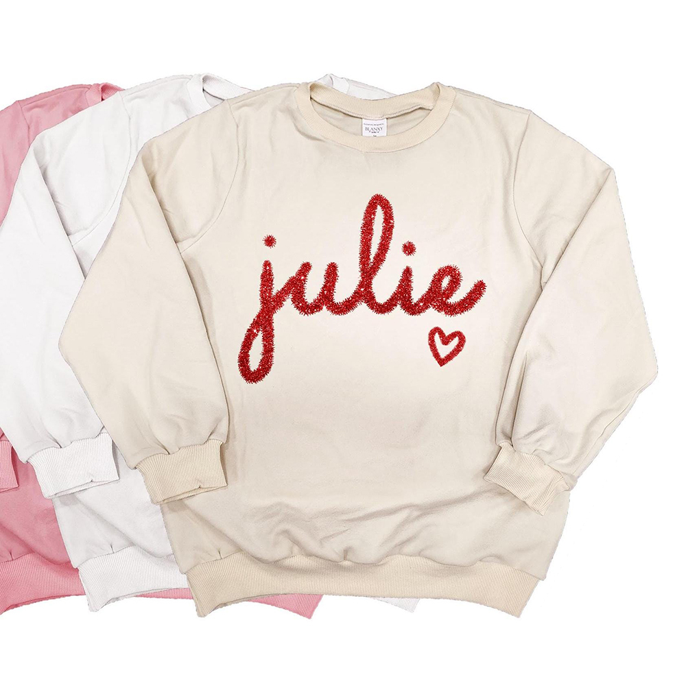 Personalized Valentines Baby Girl Outfit Set | ValGift14