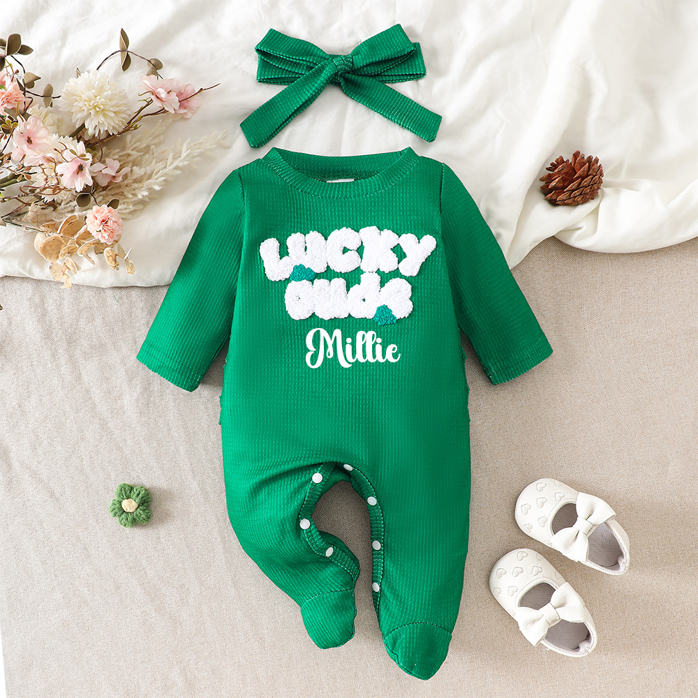 Personalized St. Patrick's Day Baby Outfit Set | CWBaby396