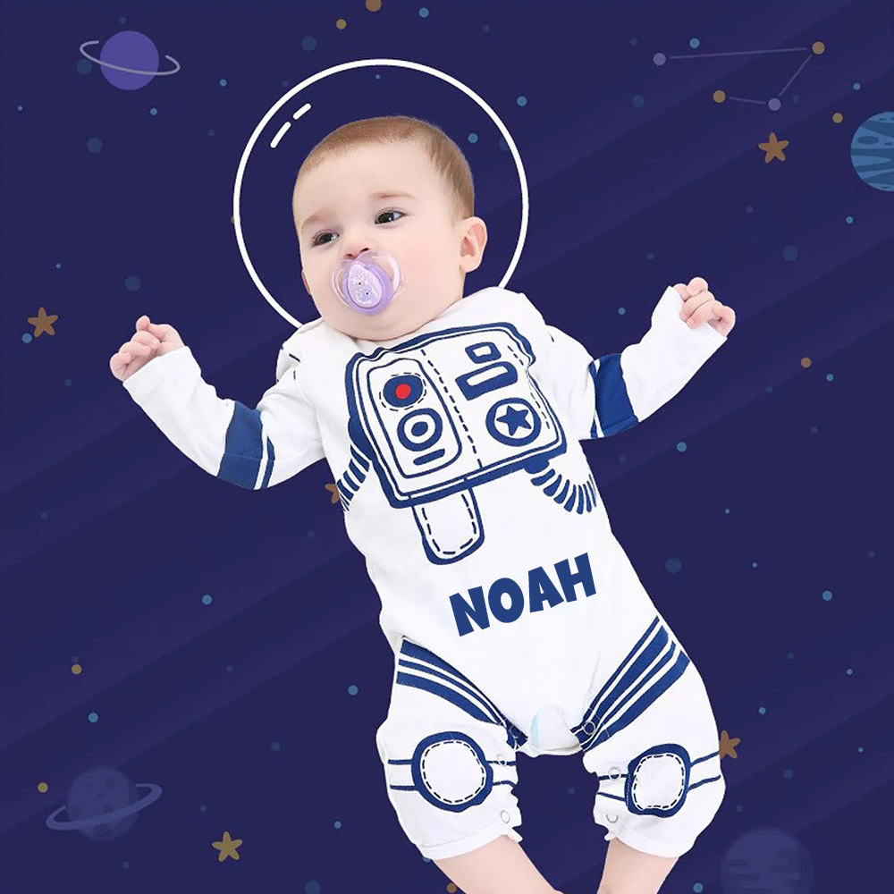 Personalized Baby Space Suit and Hat Set | CWBaby401