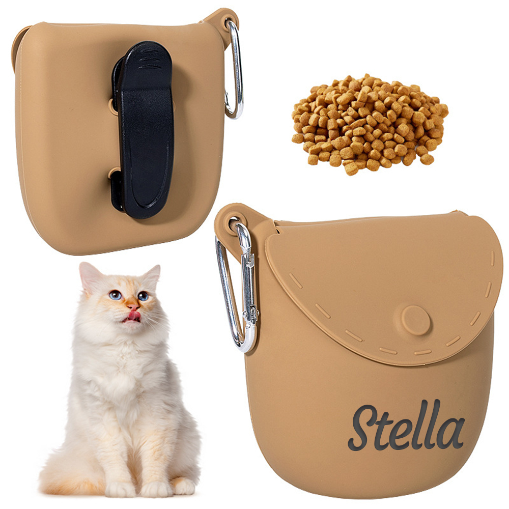 Personalized Silicone Training Dog Food Waist Bag | BKPet409