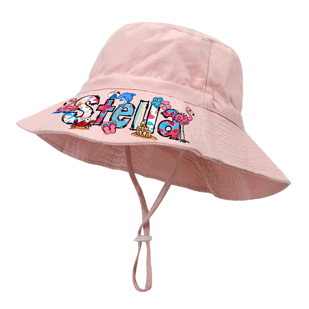 Personalized Cute Design Summer Bucket Hat for Comfort & Unique | CWBeach208