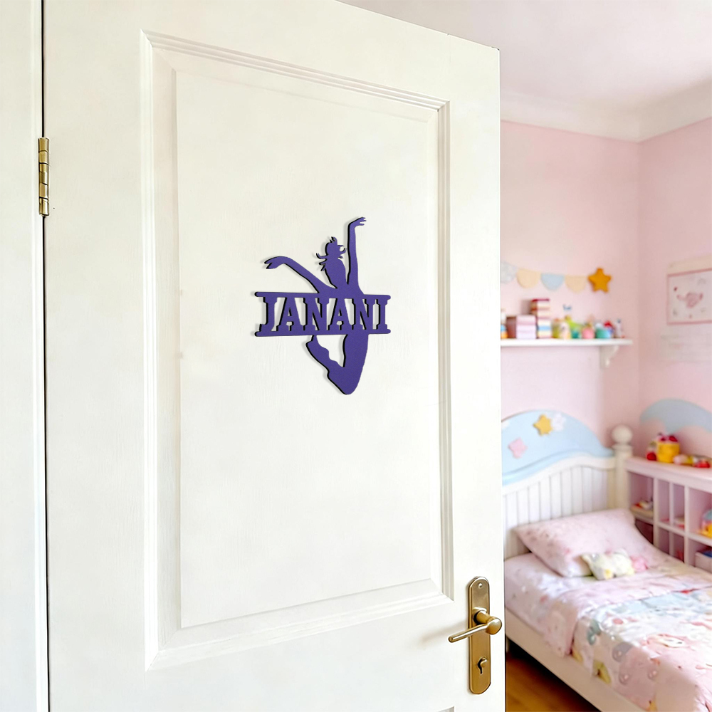 Personalized Dance Kid's Bedroom Door Sign | CWBaby445