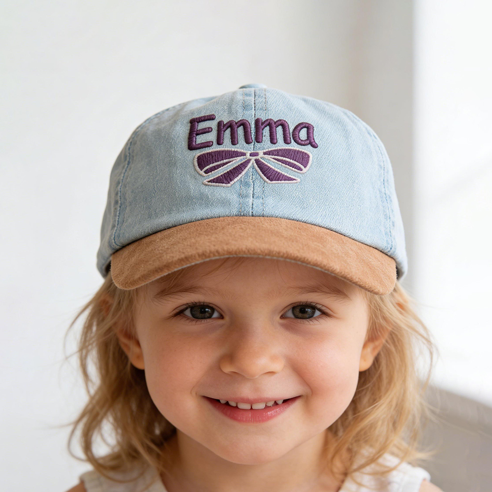 Personalized Embroidery Kid Denim Baseball Hat | CWBeach217