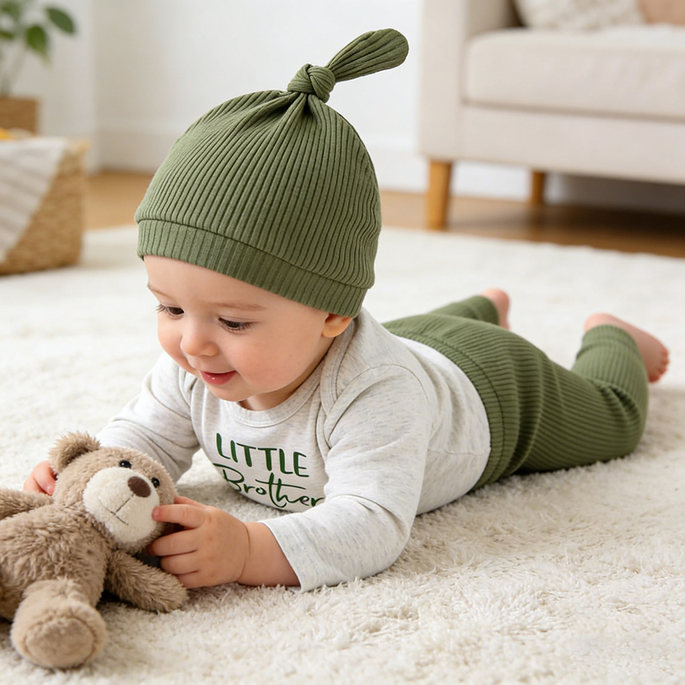 Personalized Little Brother Coming Home Outfits Set | CWBaby452