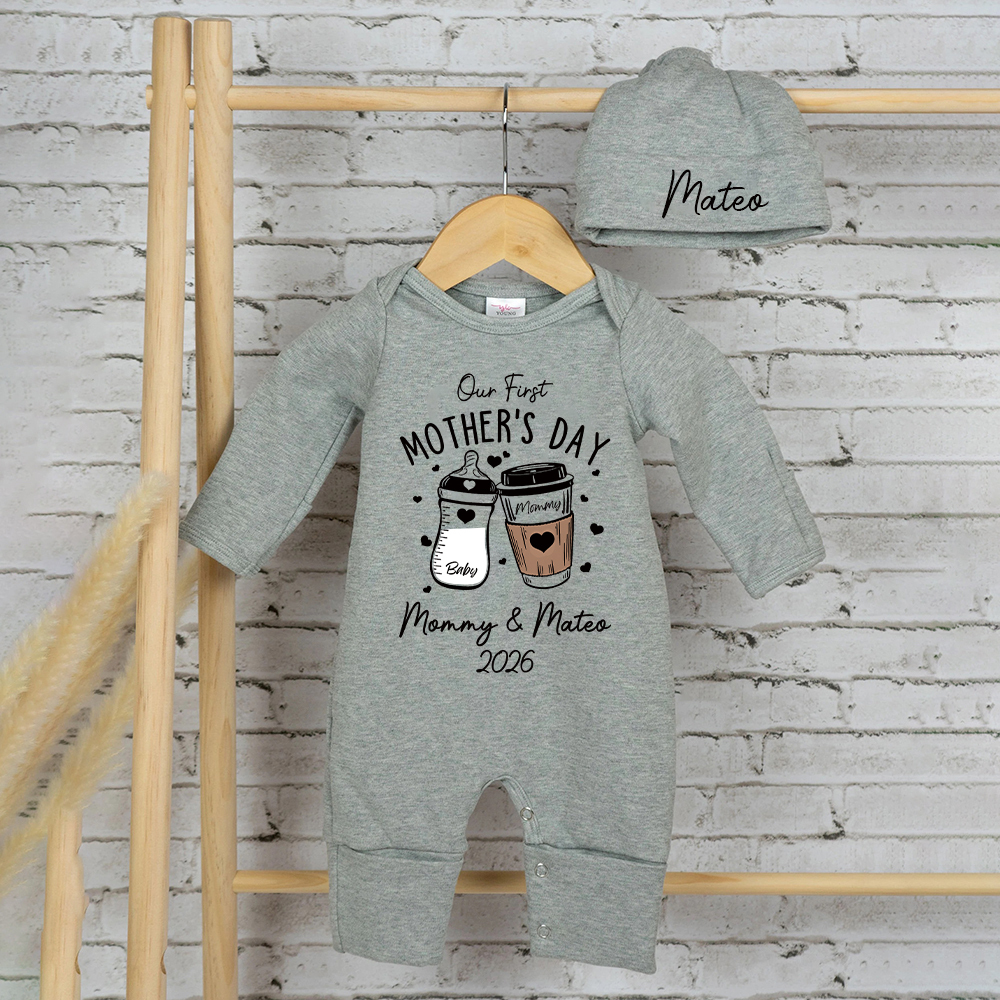 Personalized My First Mother's Day Baby Coming Home Outfit | CWBaby453