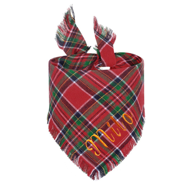 Personalized Autumn Dog Bandana for Comfort & Unique | BKPet19