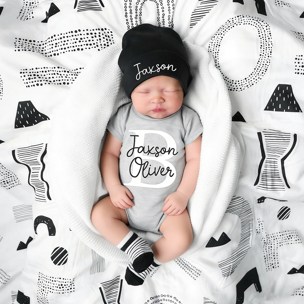 Personalized Baby Coming Home Outfits Set | CWBaby456