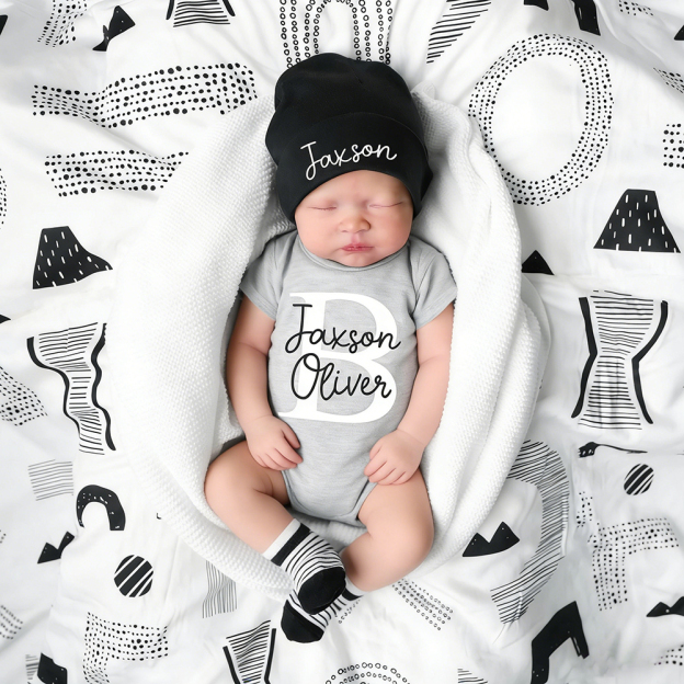 Personalized Baby Coming Home Outfits Set | CWBaby456