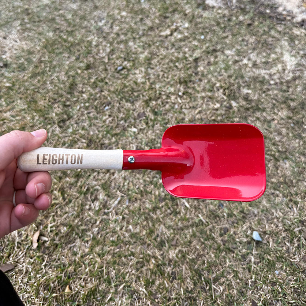 Personalized Kid Beach Wooden Handle Metal Shovel | CWBeach229