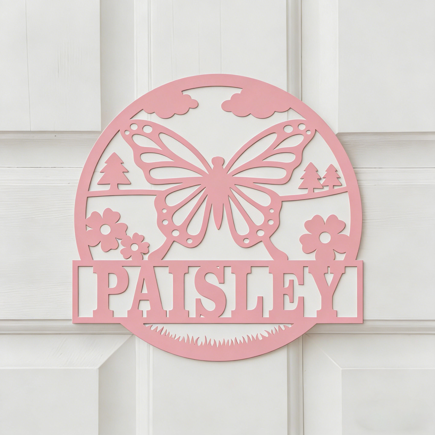Personalized Lovely Kid's Bedroom Door Name Sign | CWBaby466