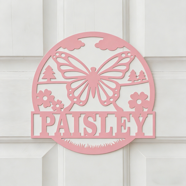 Personalized Lovely Kid's Bedroom Door Name Sign | CWBaby466