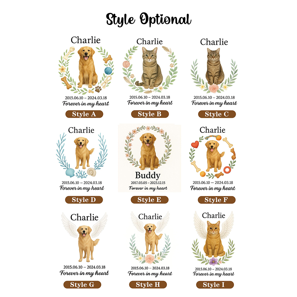 Personalized Pet Fur Memorial Jar | BKPet466