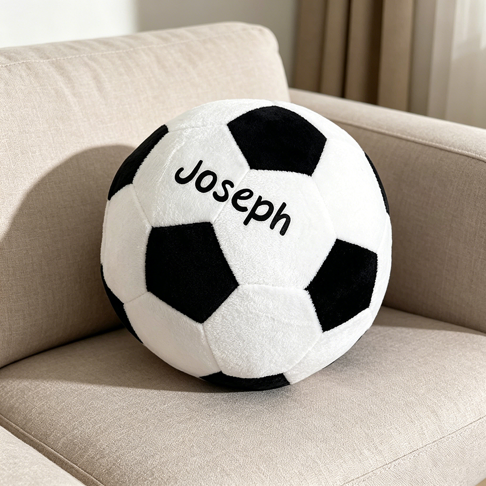 Personalized Kid's Lovely Soft Plush Soccer Ball | CWToy189
