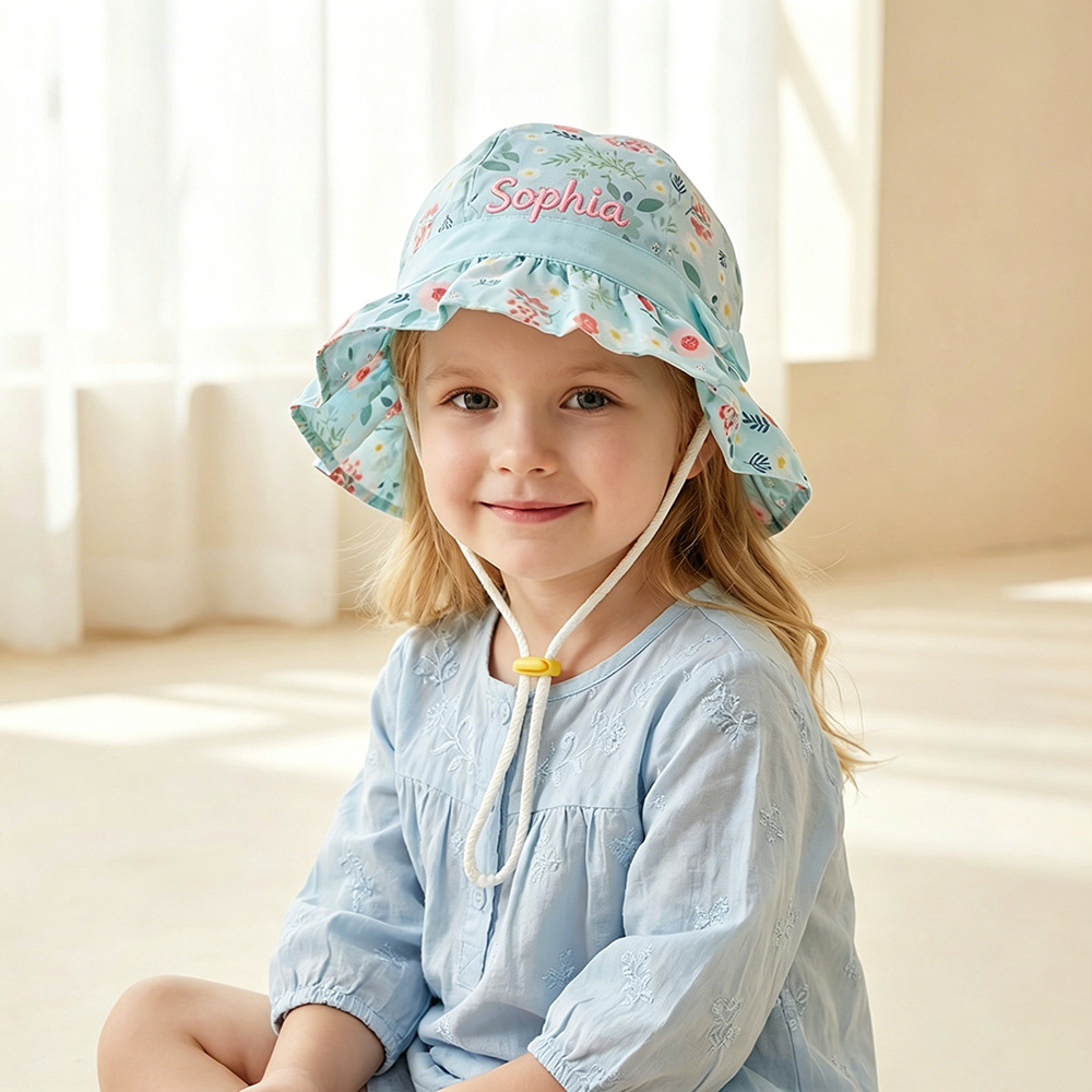 Personalized Embroidery Kids Bucket Hat | CWBeach237