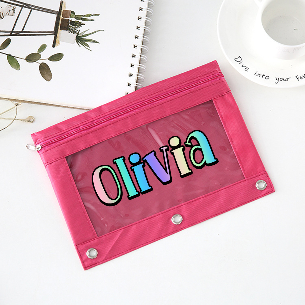 Personalized Custom Name Pencil Pouch | CWPack362