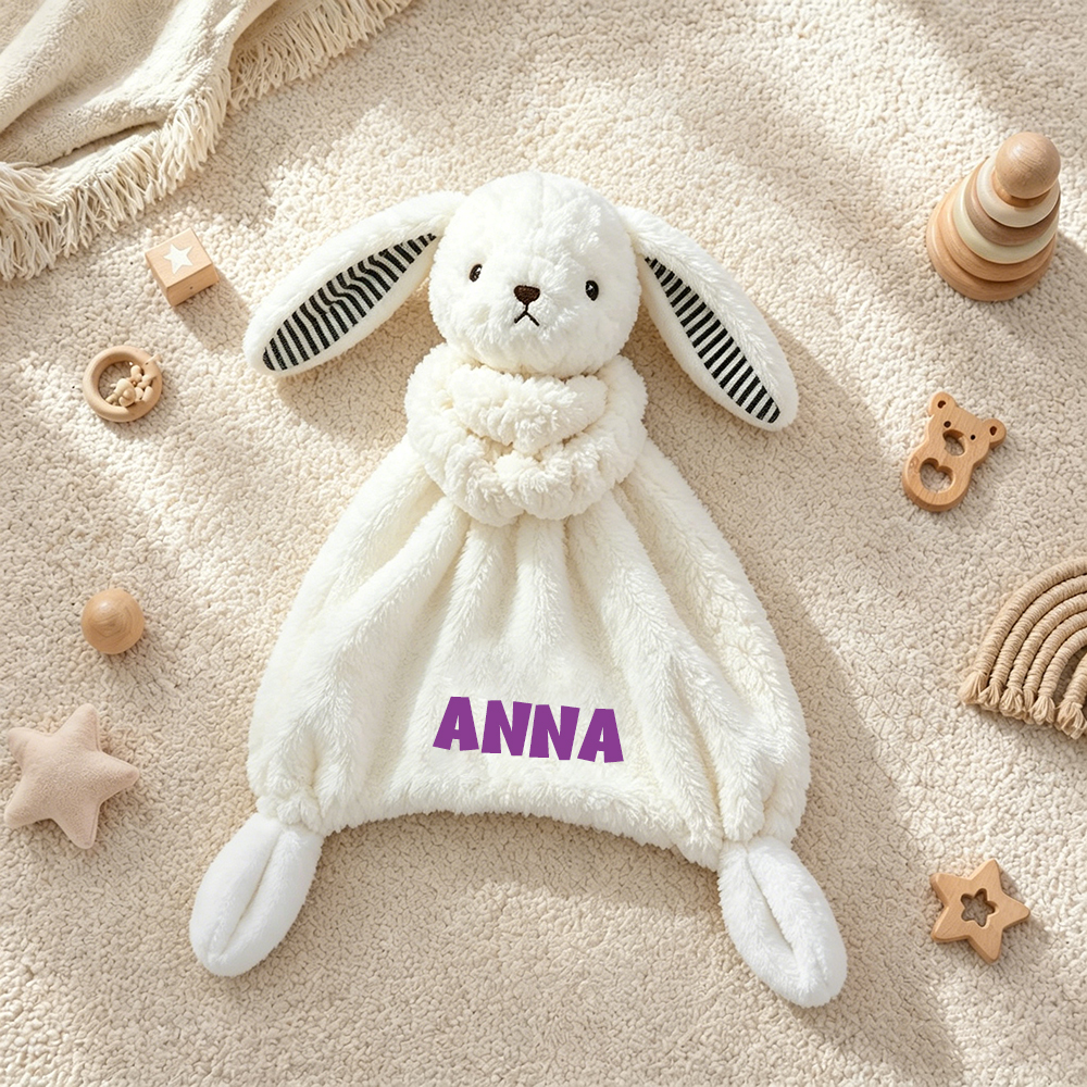 Personalized Lovely Bunny Baby Comfort Toy | CWToy191