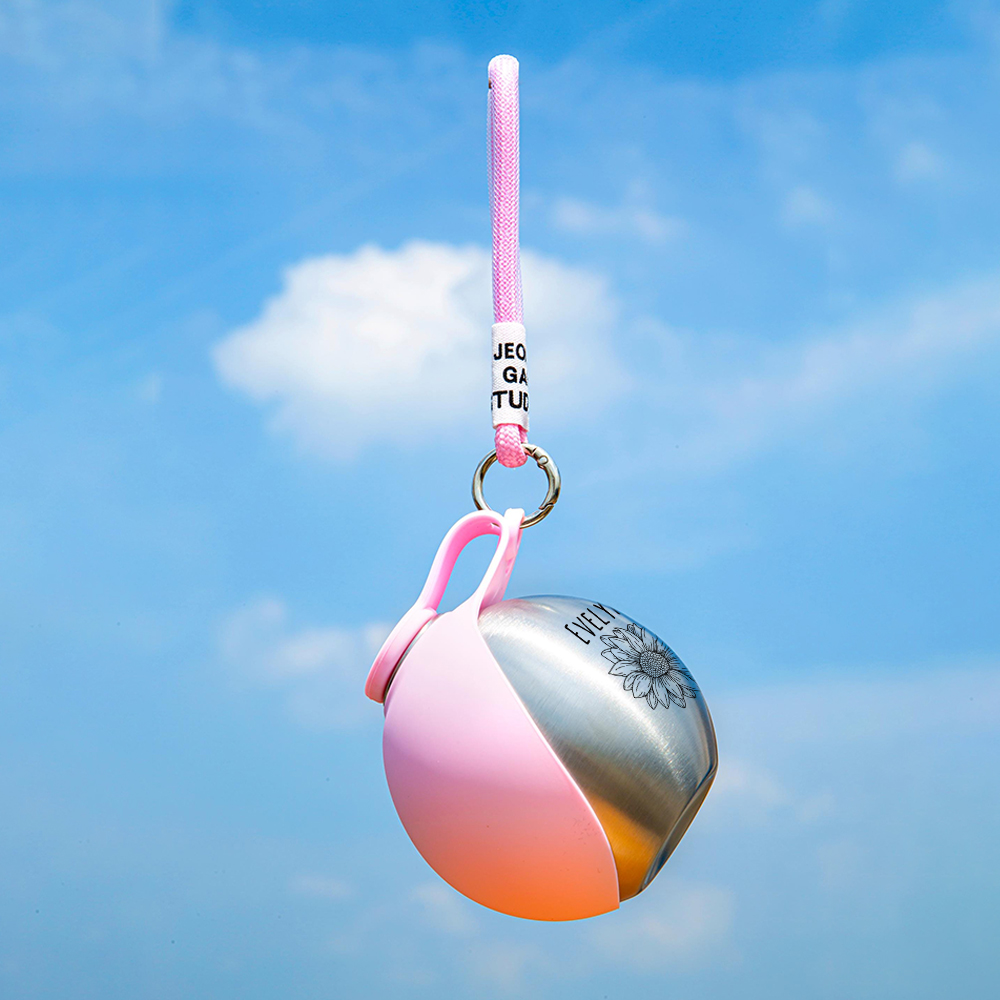 Personalized Spherical Portable Pet Water bottle | BKPet509